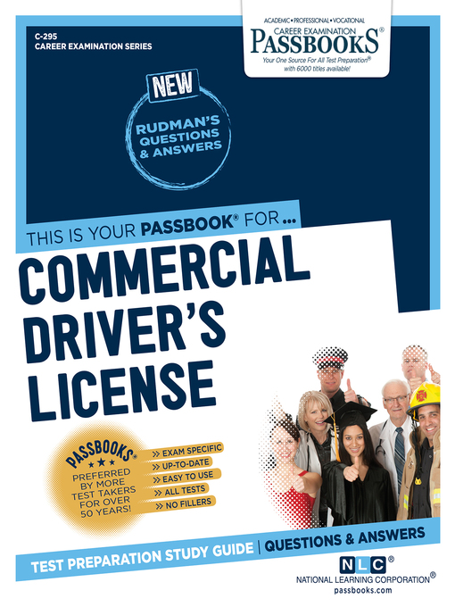 Title details for Commercial Driver's License (CDL) by National Learning Corporation - Available